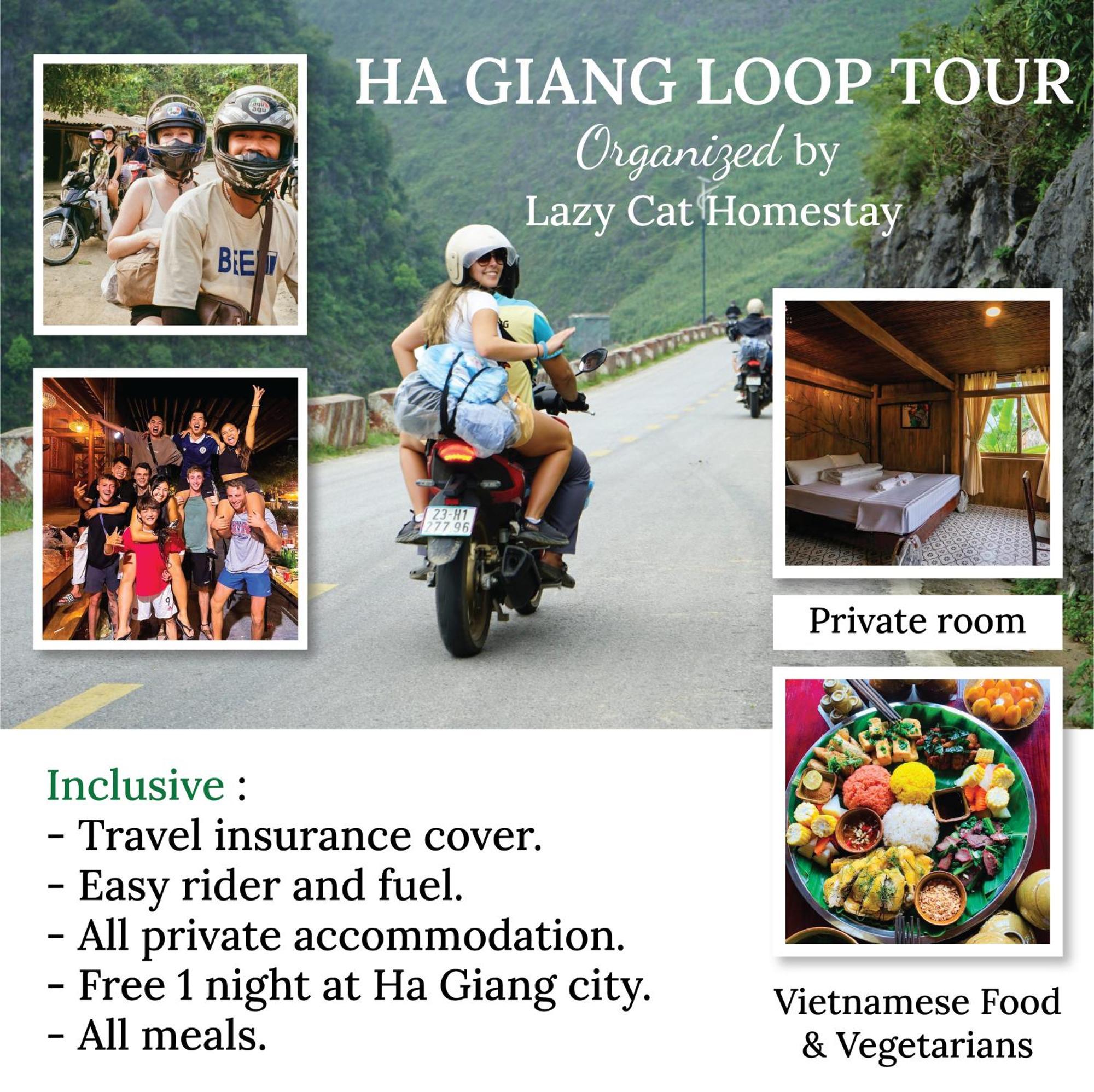 Lazy Cat Homestay - Motorbikes Rental & Tours Ha Giang Εξωτερικό φωτογραφία